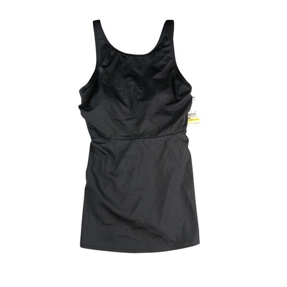 Lands End Swim Top Womens XS Size 2-4 Black Tankini Swimsuit Pool Beach NWT - Picture 1 of 7